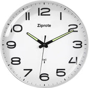 Orologio radiocontrollato da parete, 30 cm grande, facile da leggere per soggiorno, cucina, camera da letto, ufficio, bagno - silenzioso, senza suono tictac.