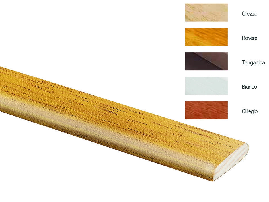 ASTINA LISCIA IN LEGNO DI AYOUS- - mm.4,5x18x2000, rovere - 25 pezzi PIRCHER