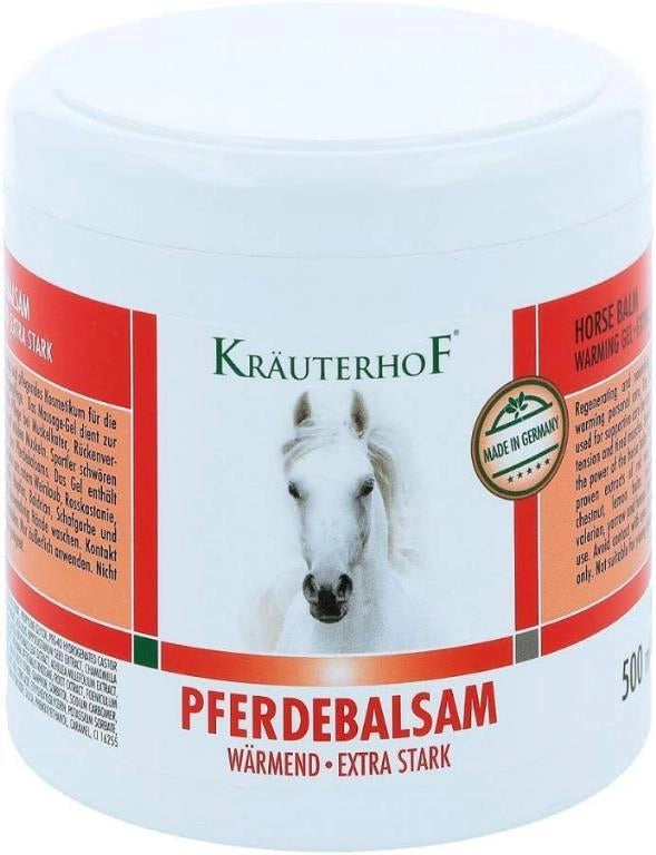 Balsamo Gel Riscaldante per Dolori Muscolari Cavallo Rosso 500 ml Krauterhof