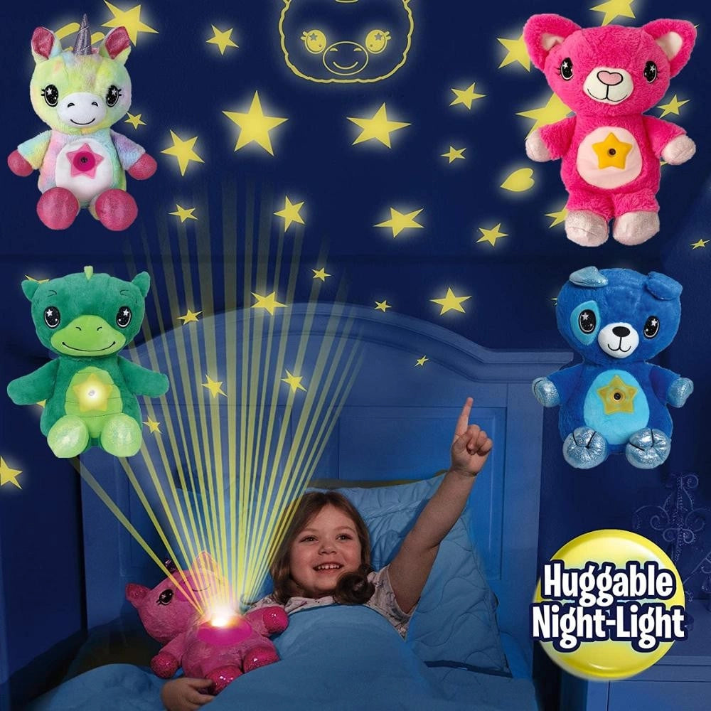 Trade Shop - Orsacchiotto Di Peluche Con Proiettore Stelle Luce Per Cameretta Cielo Stellato -