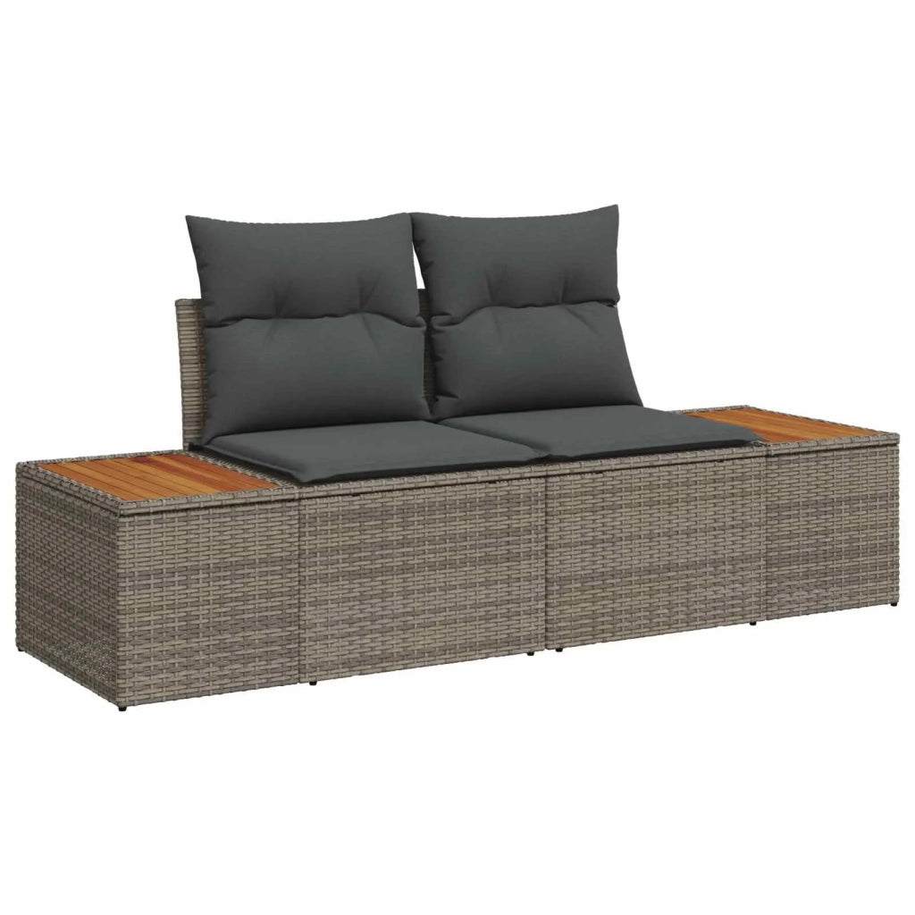 Set Divano da Giardino con cuscino 13 pcs Grigio 3363358