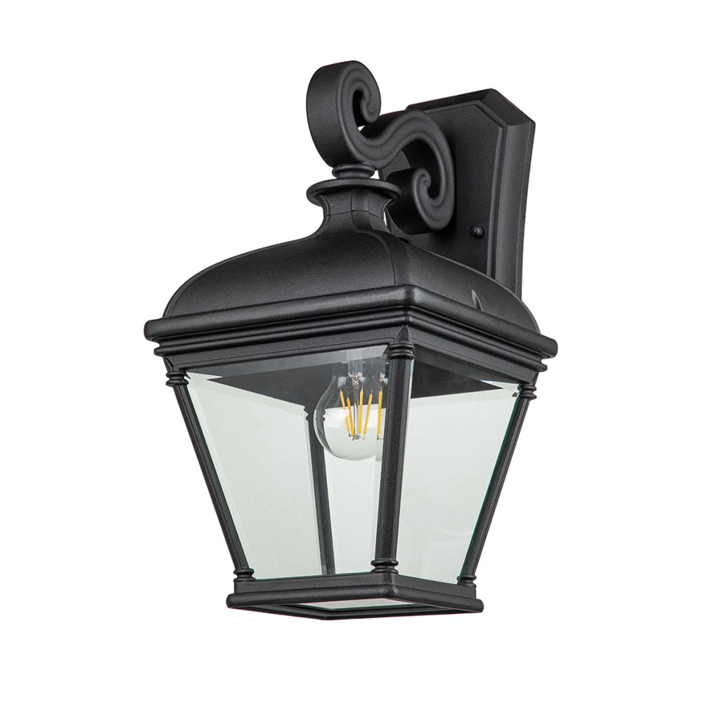 Applique esterna classica nera E27 60W Bayview Elstead