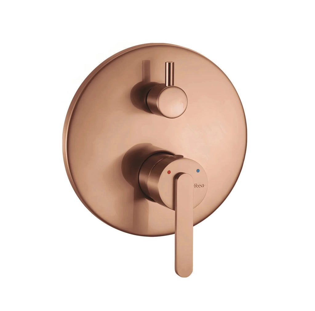 Set Doccia Da Incasso Rea Ontario Brush Copper + Box