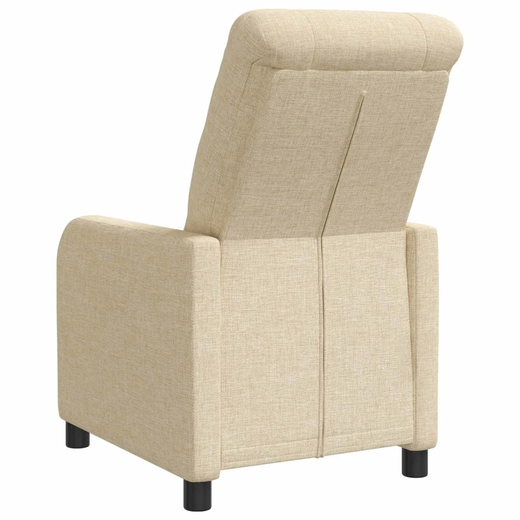 Poltrona reclinabile Crema Tessuto 42035028