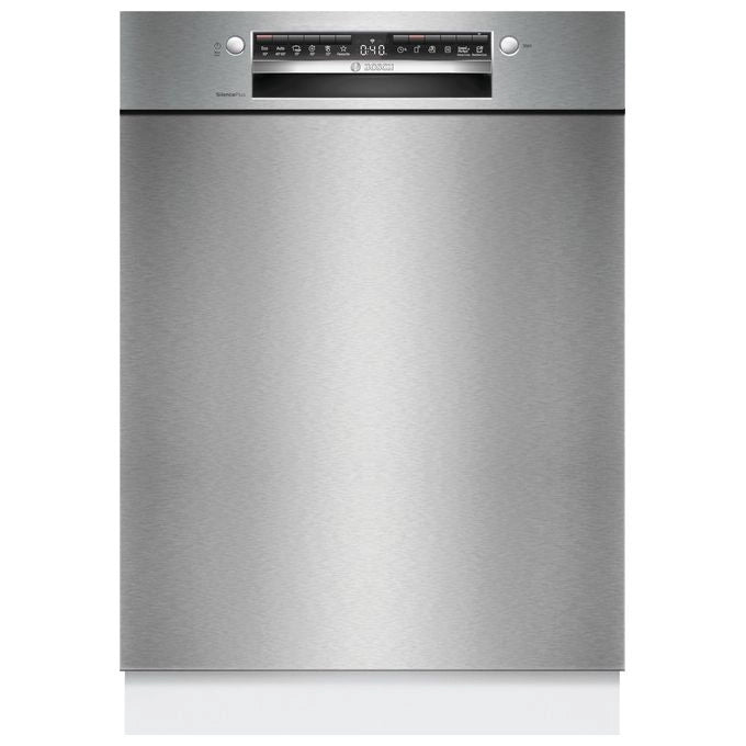 Bosch SMU4EVS08E Serie 4 Lavastoviglie da incasso sottopiano 14 coperti Classe B 44 dB EfficientDry Home Connect (81.5x59.8x57.3 cm) colore Acciaio Spazzolato