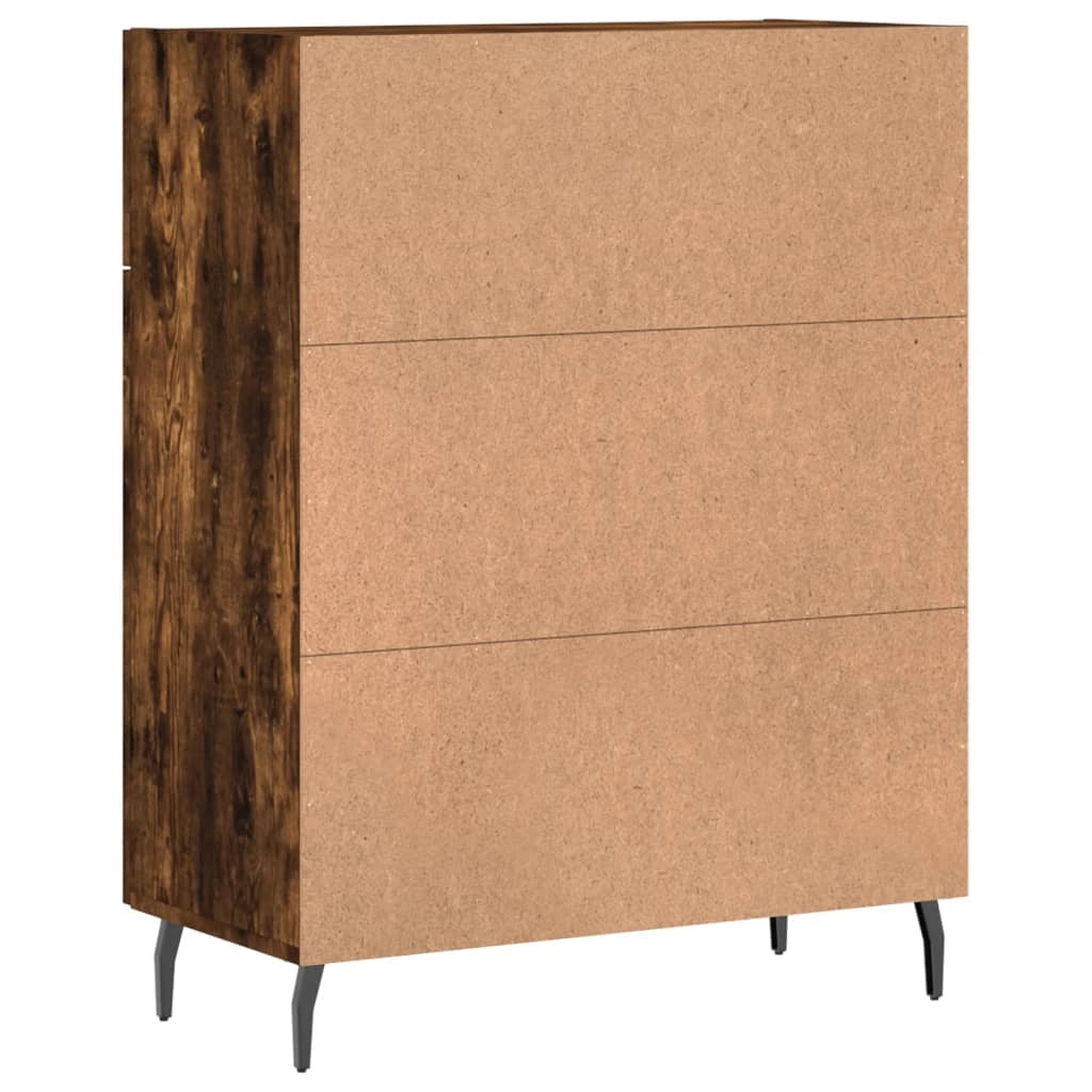 Buffet credenza cassettiera armadio mobile contenitore organizer per cucina soggiorno salotto 69,5 x 34 x 90 cm legno ingegnerizzato marrone 02_0031067