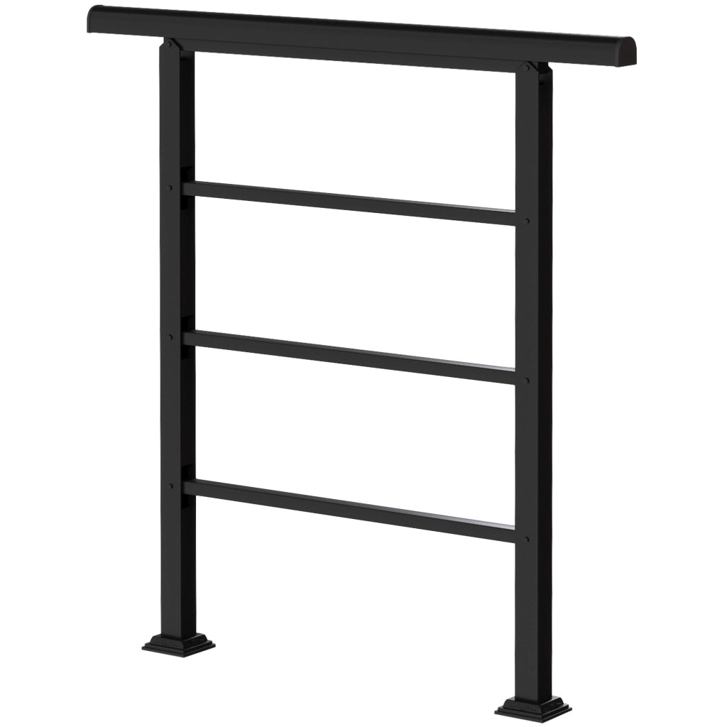 Corrimano per Scale 95 cm con Kit di Installazione ¨C Minimal ¨C Nero