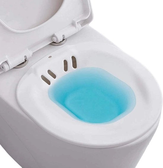 Zitbad portatile per il bagno, accessorio per bidet per il bagno, zitbad portatile per la cura delle hemorrhoidi, cura per la perineale, donne incinte e anziani, evita le pieghe ginocchiali (ca. 2,2 litri)