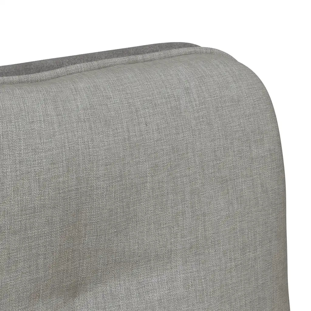 Sedia da Ufficio Girevole Grigio Chiaro in Tessuto 4105389