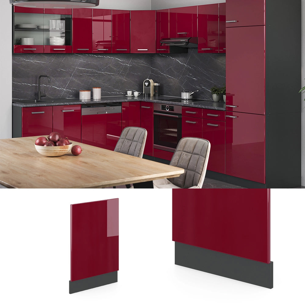 Pannello frontale R-Line Rosso/Antracite 45 cm, PL Antracite Vicco