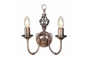 Applique da parete in ottone Aimee 3 luci E14 Reality