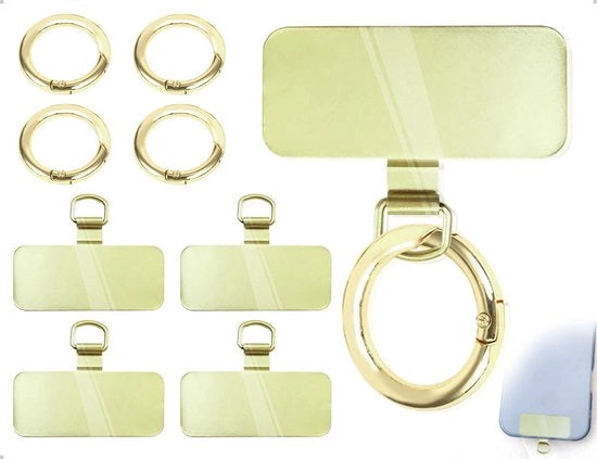 Cavo di collegamento universale per attività all'aperto - Maniglia retrattile - Porta badge - Anello metallico - Universale - Per campeggio e escursionismo - Lanyard