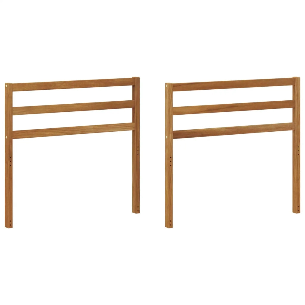Bracciolo 2 pz Naturale 79 x 4 x 73 cm Legno di Acacia Massello 900578