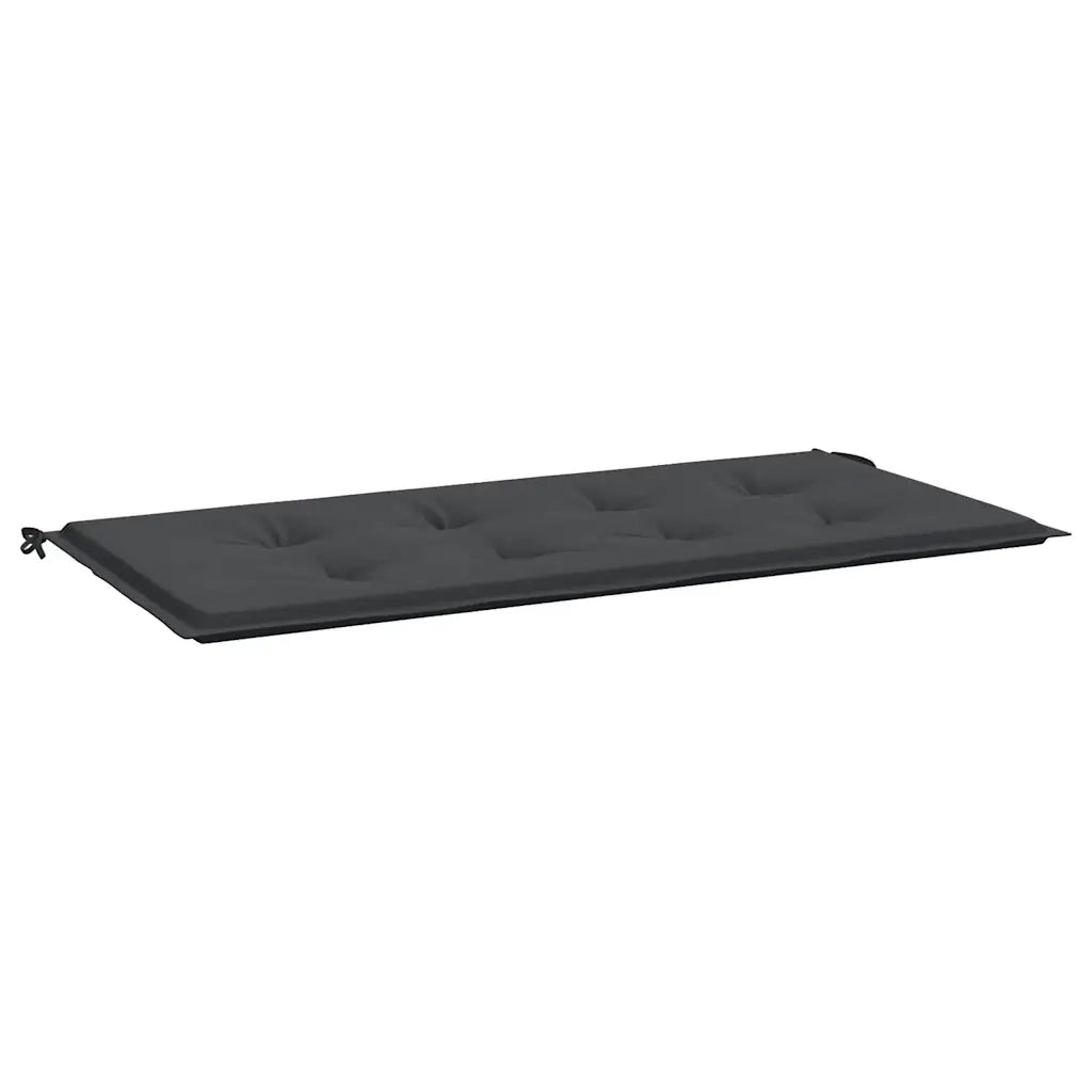 Cuscino per Panca-Cuscini per panchina Nero 100x50x4 cm in Tessuto Oxford