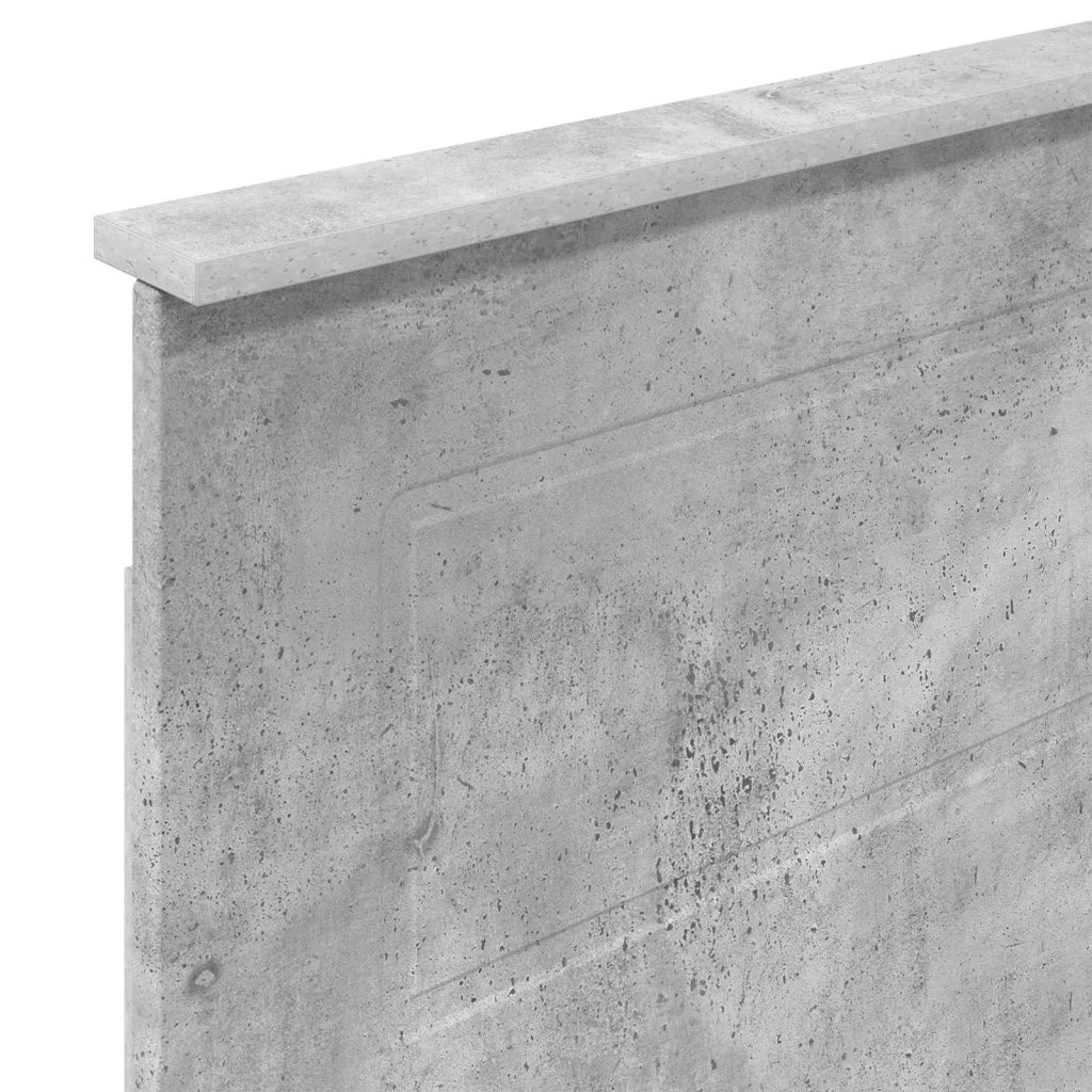 Testiera | Testata Grigio cemento Legno multistrato