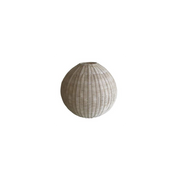 Lampadario rattan naturale sfera cmø37h37