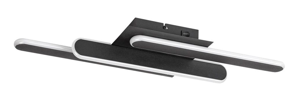 Plafoniera LED moderna nera CCT 18W Sindri Rabalux