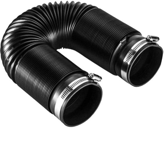 Flessibile tubo di aspirazione 76mm - Opvouwabile - Realizzato in PP - Accessori auto universali - Alta qualità - Tubo di aspirazione per auto