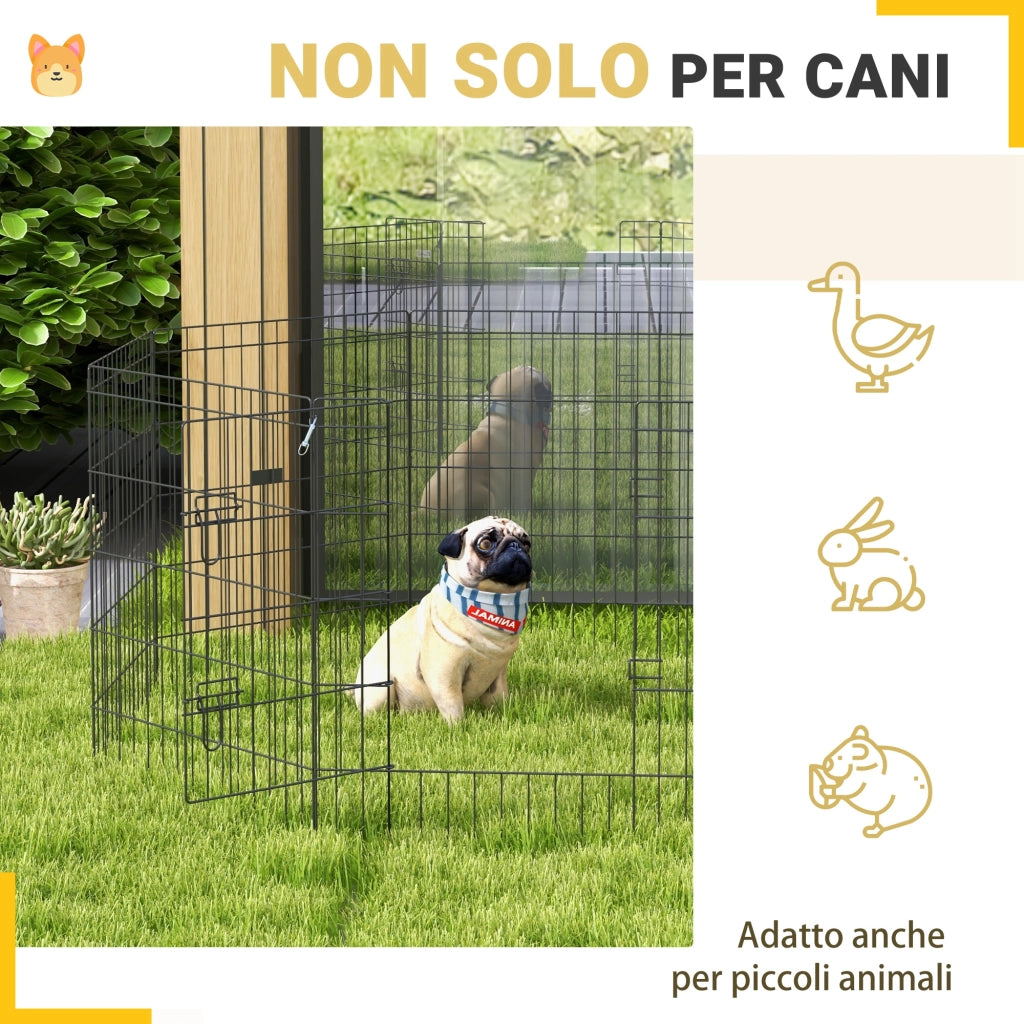 Recinto per Cani ¨C Minimal ¨C Nero 76x61cm