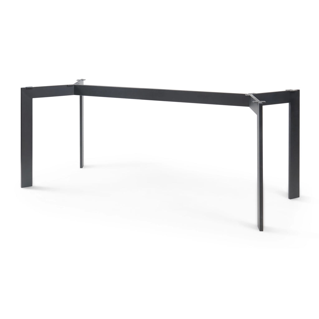 Telaio per Tavolo 'Fai da Te' Verg Struttura a 4 Gambe 160 x 70 x 72 cm - Nero [en.casa]