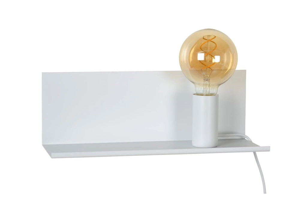 Lucide SEBO applique bianca metallo E27 40W IP20 dimmer