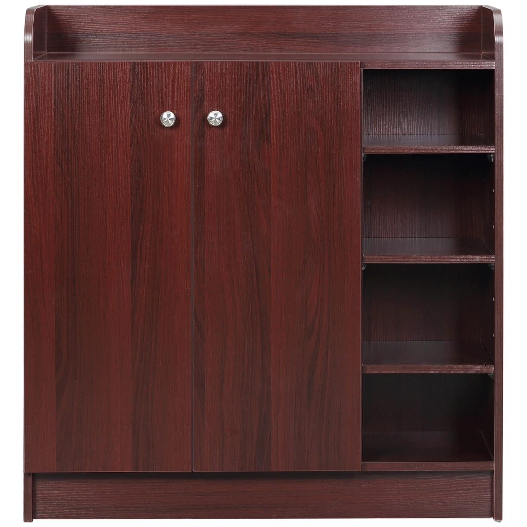 Scarpiera con ripiani aperti ¨C Xylo ¨C legno caff¨¨ 83x30x90cm