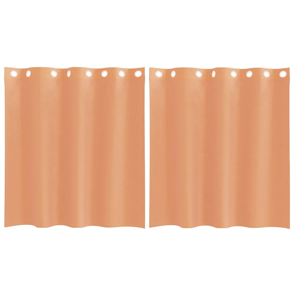 Tende in Voile con Occhielli 2 pz Terracotta