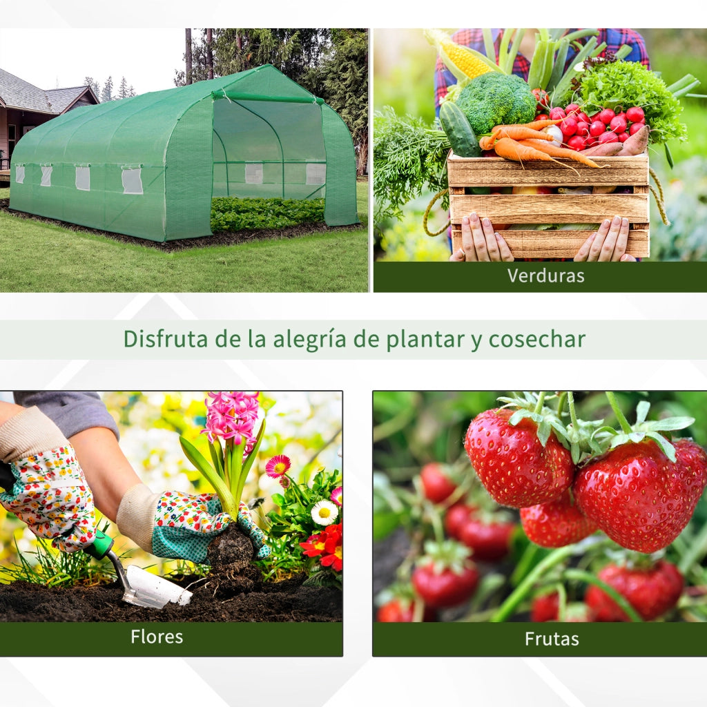 Casetta da Giardino ¨C Zephmum ¨C Verde 6x3x2 m