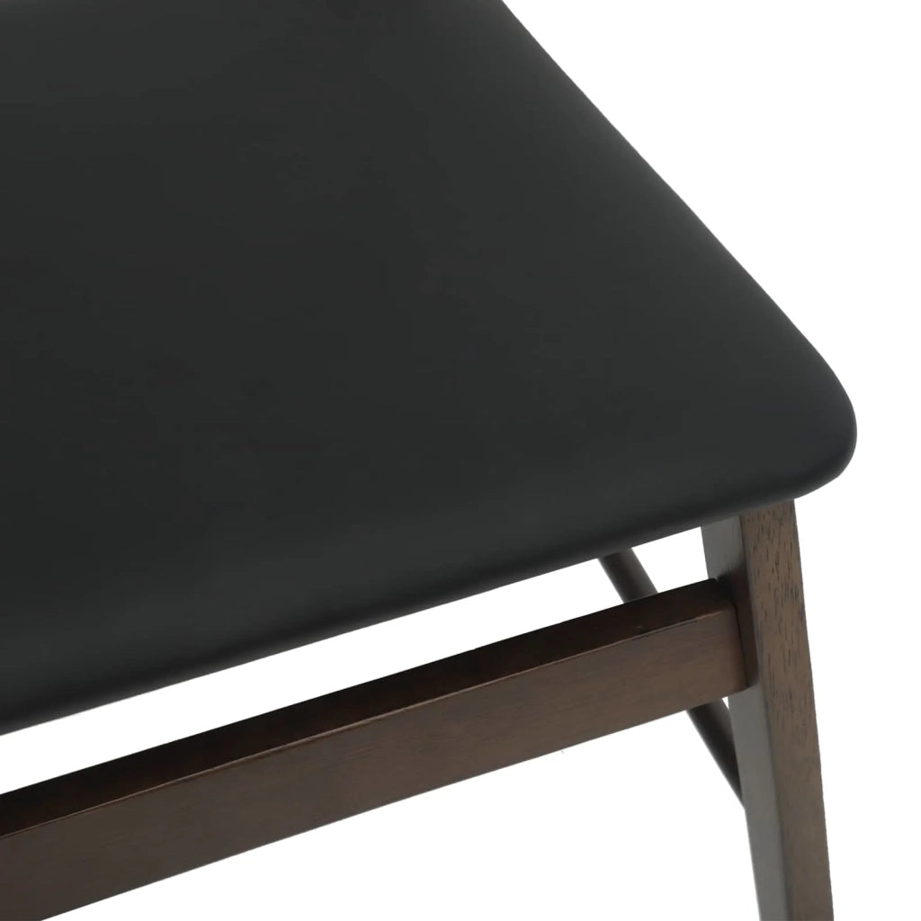 Sedia da pranzo 2 pcs Marrone scuro e Nero 42020484