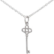 Hanger per chiave collana - 925 sterling argento - elegante e immortale