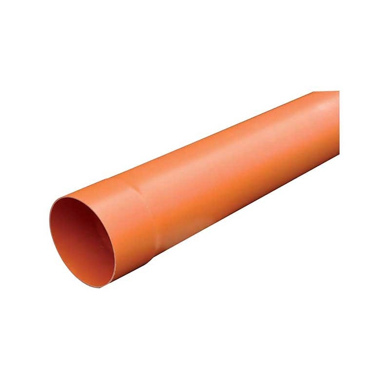 Tubo in pvc arancio : Diametro - 80, Metri Lineari - 2 metri