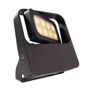 Trade Shop - Faretto Led 9w Orientabile Faro Ip65 Esterno Proiettore Luce Giardino Vetrine 230v -