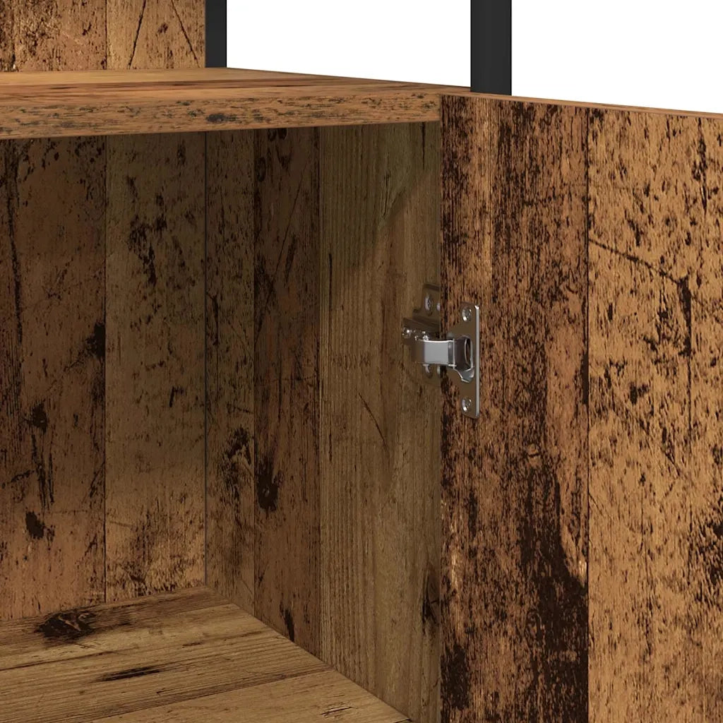 Set di mobili per il bagno 3 pcs Marrone Legno multistrato 3332551