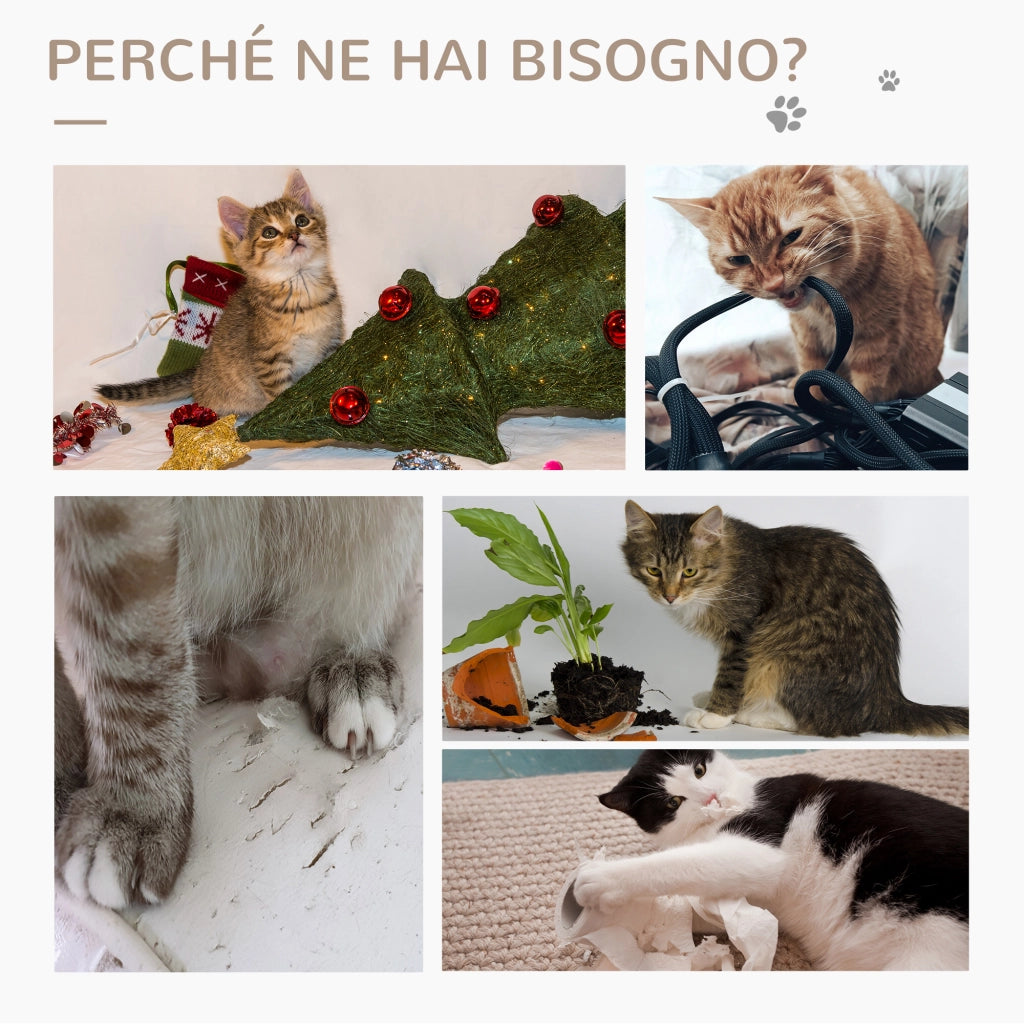 Tiragraffi per Gatti con Palo in Sisal ¨C Xylo ¨C Beige 60 cm