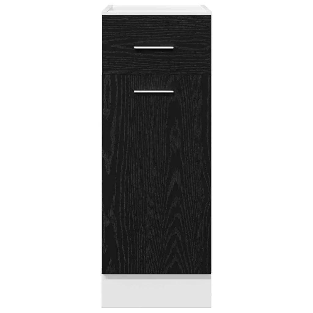 Armadio pensile Rovere Nero 30 x 46 x 81,5 cm Legno multistrato 863237