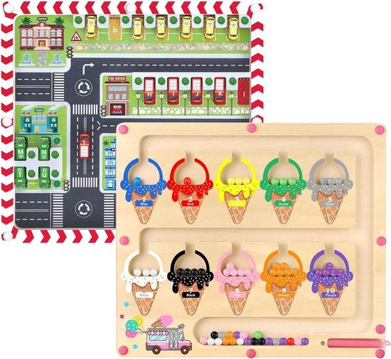 Gioco del Dado Magnetico - Gioco Magnetico per Bambini - Gioco con Magneti - Gioco di Abilità Magnetica - Gioco Magnetico per Ragazzi - Giocattolo Magnetico - Regalo per Bambini