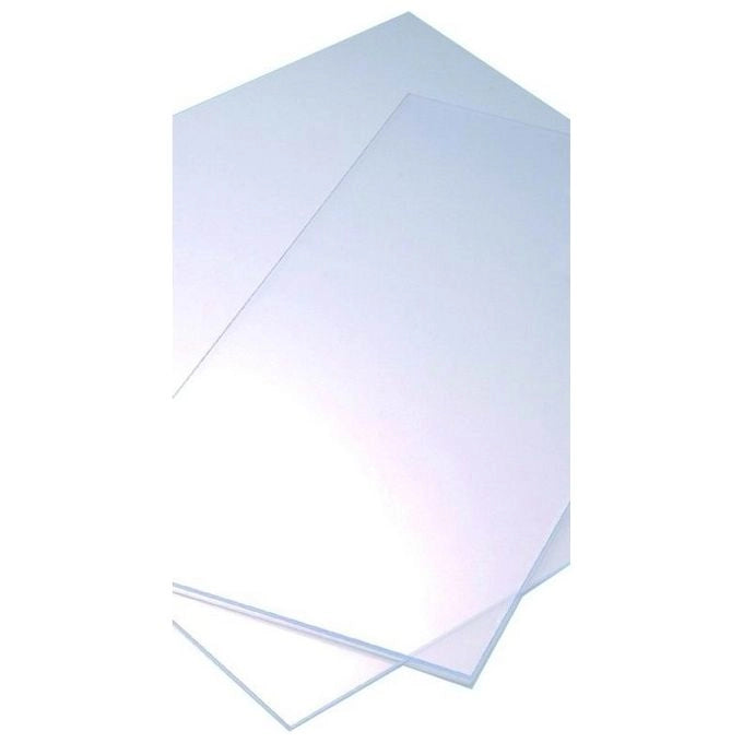 Polimark Vetro Sintetico Liscio Trasparente in Polistirolo 2,5 mm Pretagliato