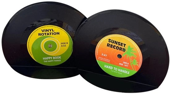 Set di 2 Sostegni Retro a forma di Disco