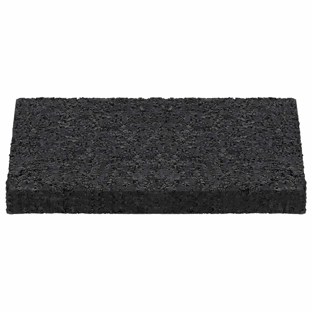 Pad per patio in granuli di gomma Nero 6 x 9 x 0,8 cm Gomma 42027227