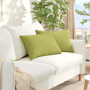 Cuscini da Divano 2 pcs Verde chiaro 60 x 40 cm Tessuto 42013663