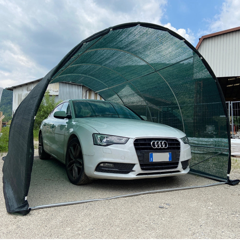 Serra Tunnel Easy SOL 3,5x12m con rete ombreggiante