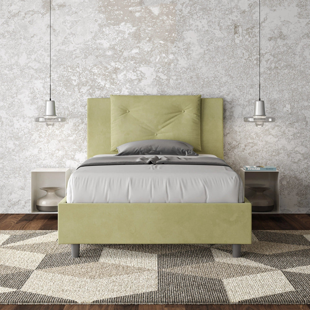 Letto Singolo 80x190 cm con Rete Appia Tè Verde