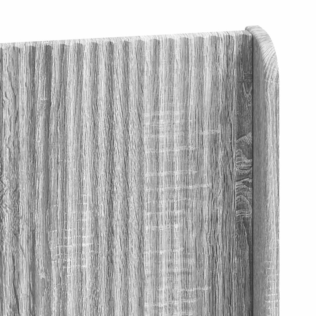 Struttura del letto con stoccaggio e testata Sonoma grigio 3414412