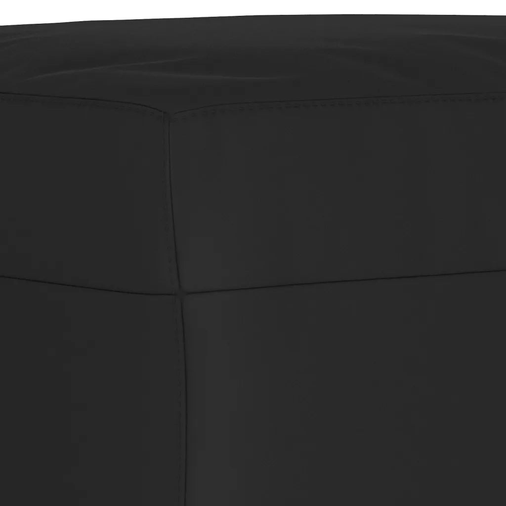 Panca-Sgabello Nera 70x35x41 cm in Microfibra