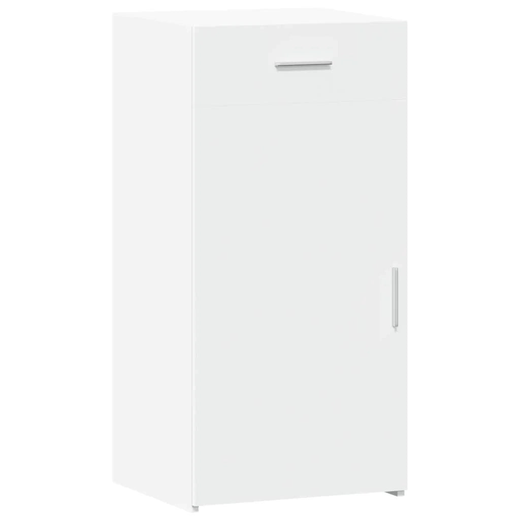 Buffet credenza cassettiera mobile contenitore organizer per cucina soggiorno salotto 45 x 42,5 x 93 cm legno composito bianco 02_0030316