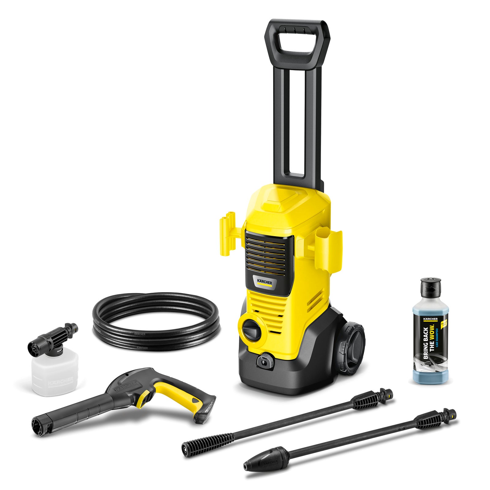 KARCHER Idropulitrice K 2 Premium FJ - Allacciamento elettrico: 220 – 240 / 50 – 60 V / Hz - Pressione: max. 110 / max. 11 bar / MPa - Portata: max. 360 l/h