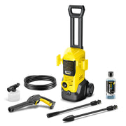 KARCHER Idropulitrice K 2 Premium FJ - Allacciamento elettrico: 220 – 240 / 50 – 60 V / Hz - Pressione: max. 110 / max. 11 bar / MPa - Portata: max. 360 l/h