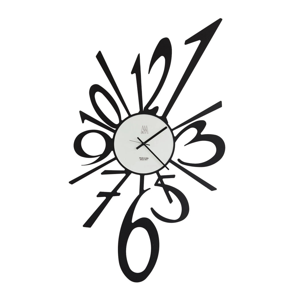 Orologio da parete di design Big Bang grande Nero
