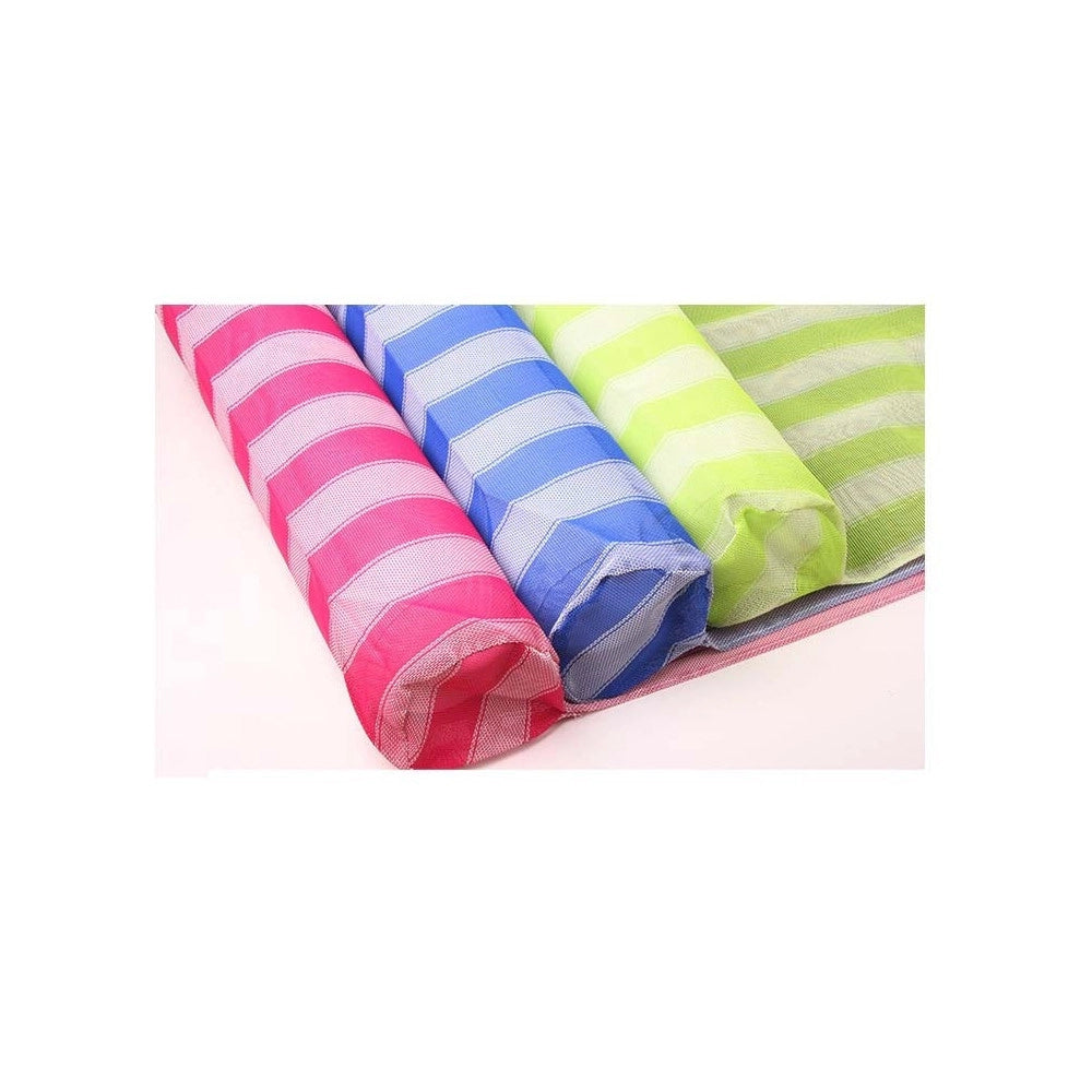 Trade Shop - Materassino Telo Amaca Gonfiabile Per Piscina Mare Relax In Tessuto Pvc 130x70cm -