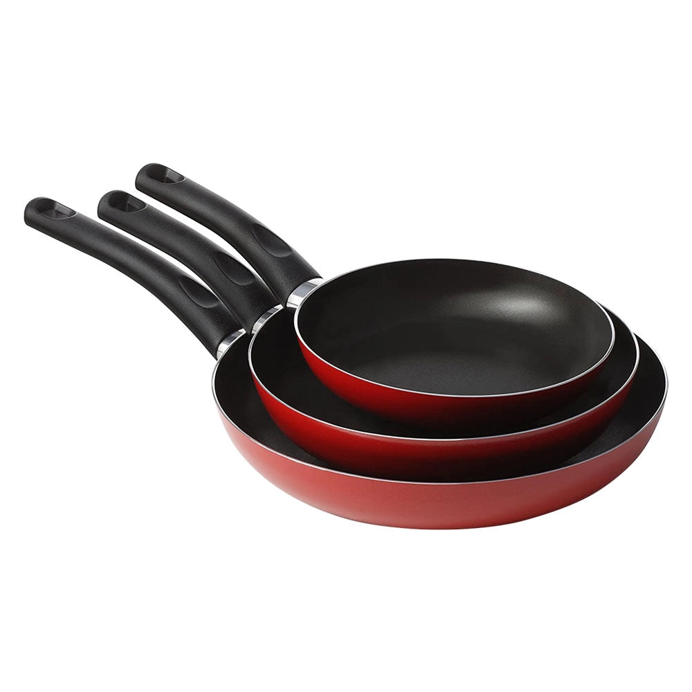 1cf padelle 'cucina sano' set 3 pezzi ã˜ cm. 18 / 22 / 26 cod:ferx.7939100nlm